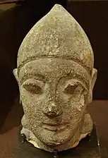 Tête d'homme, Chypre, époque archaïque.
