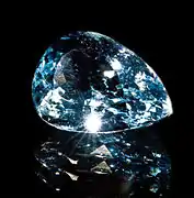Topaze bleue - Mine Xanda, Brésil - (3 × 3 cm)
