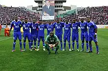Joueurs de l'équipe du TP Mazembe en avril 2011