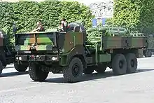 Renault TRM 10000 du 61e régiment d'artillerie lanceur de drones Canadair CL-289.