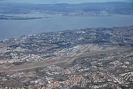 Aéroport vu du ciel.