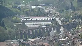 Vue du viaduc de Tarare