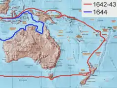 Voyages de Tasman (1642-1644)