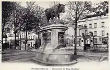 Le Monument à Rosa Bonheur, à Fontainebleau (1901), œuvre détruite.