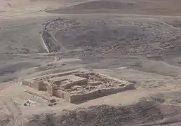 Ruines de la forteresse de Tel Arad, royaume de Juda, VIIIe siècle av. J.-C.