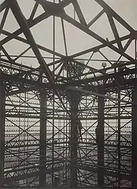 La structure intérieure de la tour.