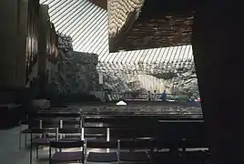 Église Temppeliaukio d'Helsinki.