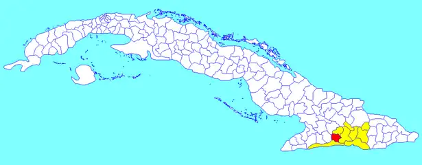 Municipalité de Tercer Frente dans la province de Santiago de Cuba
