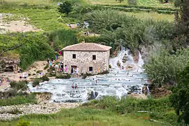 Terme de Saturnia en Toscane en Italie