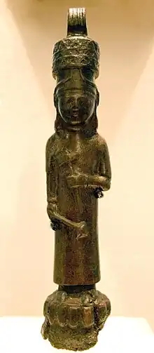 Statuette du dieu Teisheba. VIIIe ou  VIIe siècle av. J.-C. Musée d'histoire de l'Arménie