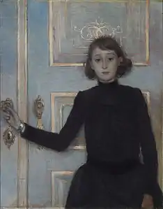 Portrait de Marguerite Van Mons, future épouse de Thomas Braun, musée des beaux-arts de Gand.