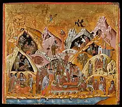 Dormition de saint Savas (vers 1570-1630)