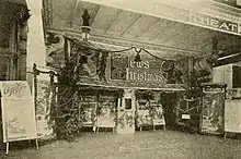 The Alamo Theater in New Orleans decorated for the release of The Jew's Christmas in December 1913