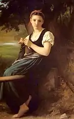 La Tricoteuse (Bouguereau)