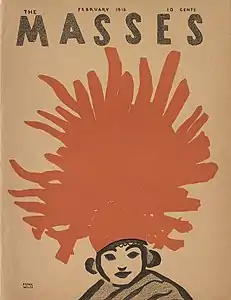 The Masses, couverture de février 1916