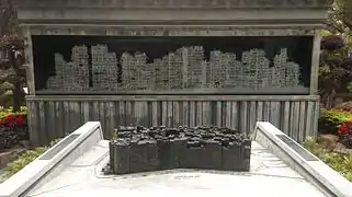 La maquette de la citadelle de Kowloon.