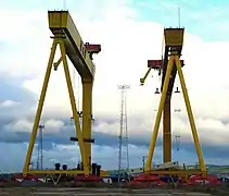 Vue des deux grues