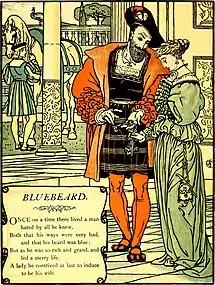 La Barbe-Bleue confie les clés de la maison à son épouse.