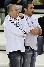 Avec Olivier Samat son adjoint. Le 25 janvier 2015.