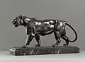 Tigre qui marche, Antoine-Louis Barye, 1841.