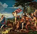 Bacchus et Ariane, Titien.