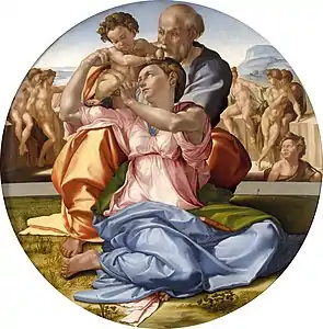 Tondo Doni, 1506-1507, Florence, galerie des Offices.