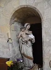 Vierge à l'enfant.