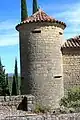 Une tour du château de Lamothe.
