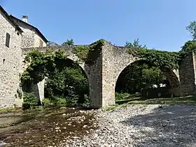 Le pont Vieux de Trèves vu depuis l'aval.