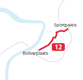 Voir la carte de la ligne.