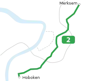 Voir la carte de la ligne.