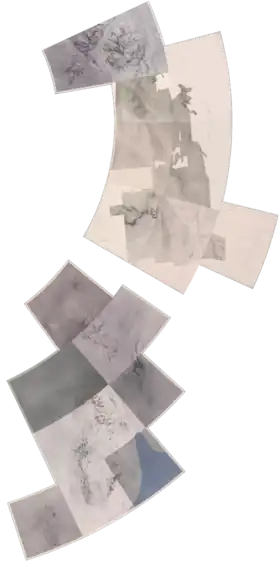 Carte de la chaîne Horlick en haut.