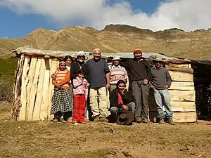 Une famille pehuenche en 2010