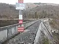 Traversée du barrage