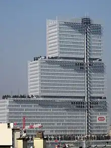 Le Tribunal de Paris à la fin de sa construction en 2017.