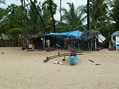 Trinquemalay, la plage des pêcheurs.