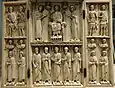Triptyque Harbaville, ivoire, milieu du Xe siècle, Constantinople, musée du Louvre.