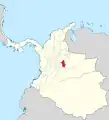 La province de Tunja en 1855