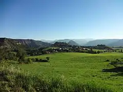 Terroir agricole autour du village.