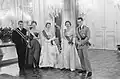 Visite de la reine Juliana des Pays-Bas et de la princesse héritière Beatrix en 1960