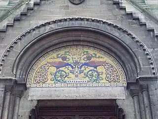 Mosaïque du tympan.