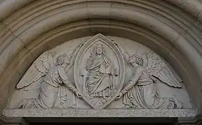 Tympan, église Saint-Barthélémy de Kraiburg