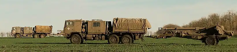 FH-70 et Iveco en novembre 2022.