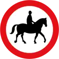 Chevaux interdits