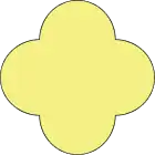 Exemple de quatre-feuilles.