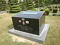 Monument du Bataillon Français au cimetière militaire des Nations unies, à Busan.