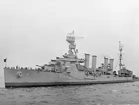 illustration de USS Milwaukee (CL-5)