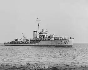 illustration de USS Mugford (DD-389)