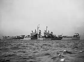 illustration de USS Vincennes (CL-64)