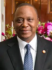 Uhuru Kenyatta,ex-président de la République,- Kenya -